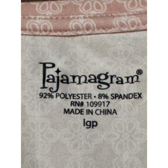 PajamaGram · Large · Half Sleeve PJ Set · Soft Knit Loungewear · Blush Pink - Picture 4 of 7